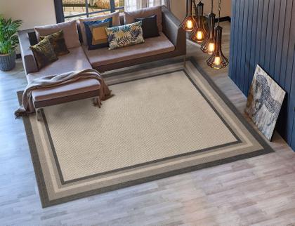 Imagem de Tapete Para Sala Sisal Antiderrapante Antialérgico Eco Nature Moldura J Serrano 1,50 x 2,00 Diversos