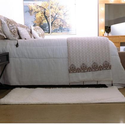 Imagem de Tapete Passadeira 2,00 x 0,60 Para Corredor Quarto Sala Felpudo Peludo Antiderrapante Pelo Alto Luxo