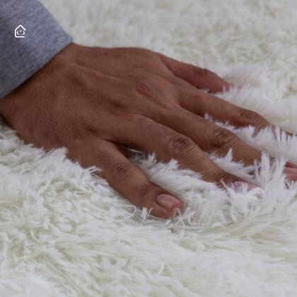 Imagem de Tapete Passadeira 2,00 x 0,60 Para Corredor Quarto Sala Felpudo Peludo Antiderrapante Pelo Alto Luxo