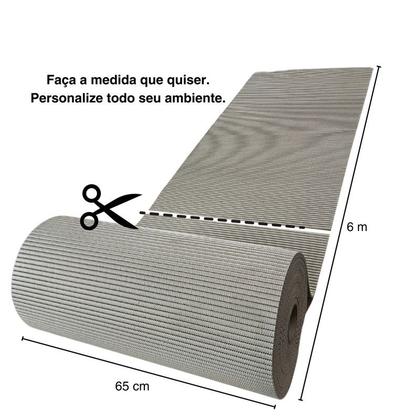 Imagem de Tapete Passadeira Antiderrapante Tropical pra Recorte 6mt