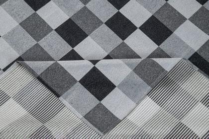 Imagem de Tapete Passadeira Avulsa Jacquard Antiderrapante Cozinha Corredor Quarto Sala Geométrico