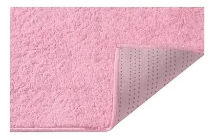 Imagem de Tapete Passadeira Beira de Cama Antiderrapante 50cm x 1,00m Shaggy Felpuda Pelo Baixo Classic Rosa Bebê Oasis