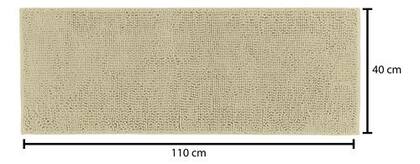 Imagem de Tapete Passadeira Macarrãozinho Bolinha Antiderrapante 40cm X 110cm