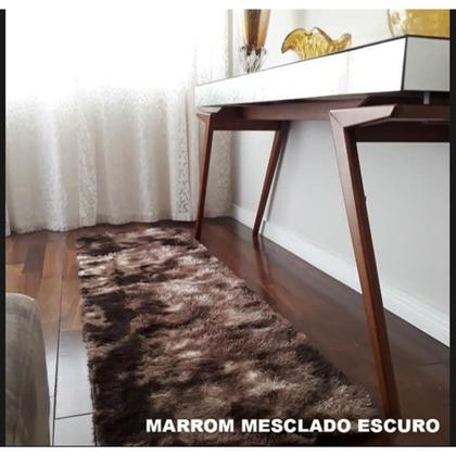 Imagem de Tapete Passadeira Sala Quarto Felpudo Peludo Corredor Macio Luxo 2,00x0,55