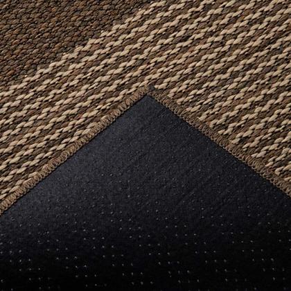 Imagem de Tapete Passadeira Sisal 1,00m X 66cm Base Antiderrapante Para Corredor Cozinha Quarto Sala Mescla 2