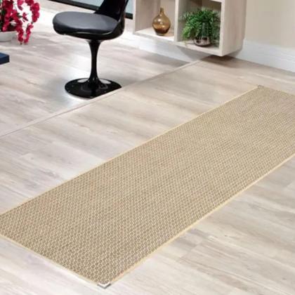 Imagem de Tapete Passadeira Sisal Antiderrapante 66cm x 1,80m Lâncer