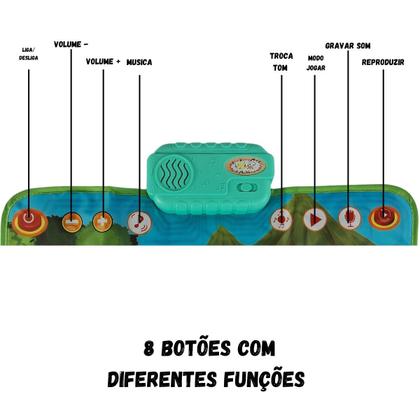 Imagem de Tapete Piano Divertido Musical Multifuncional Castela