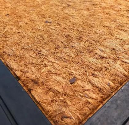 Imagem de tapete porta de entrada capacho borracha fibra de coco 40x60 prime