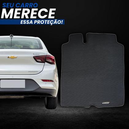 Imagem de Tapete Porta Malas Borracha Onix Plus 2020 a 2025 Inteiriço Antiderrapante Impermeável Premium