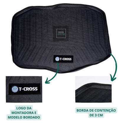 Imagem de Tapete Porta Malas Emborrachado Flexível Volks T-Cross 2020