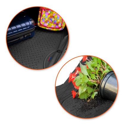 Imagem de Tapete Porta Malas Preto M Flash Borracha Universal Carros