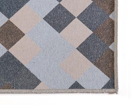 Imagem de Tapete pratik 1,50 x 2,00 antiderrapante moderno macio diversas cores não risca oasis