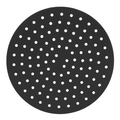 Imagem de Tapete Protetor Lyor de Silicone para Air Fryer Preto 18,5cm