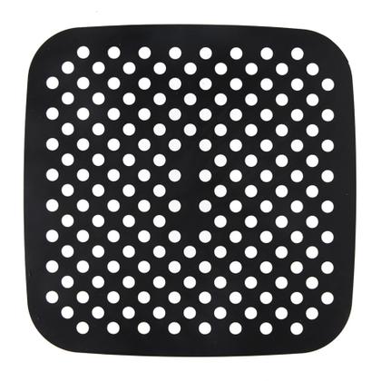 Imagem de Tapete Protetor Silicone Fritadeira Air Fryer Quadrada 21 cm