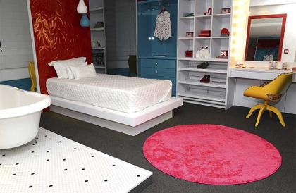 Imagem de Tapete Redondo 0,80cm  Quarto Sala Escritório Pelo Macio.