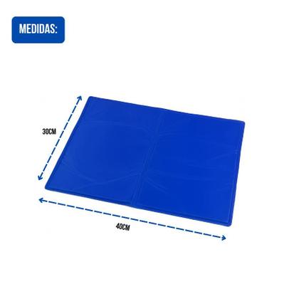 Imagem de Tapete Refrescante Gelado Para Cachorro Gato Cão 30x40cm