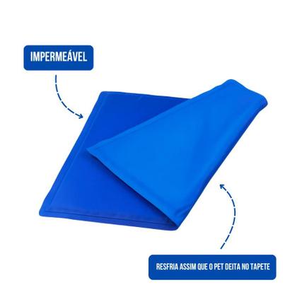 Imagem de Tapete Refrescante Gelado Para Cachorro Gato Cão 30x40cm