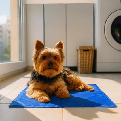 Imagem de Tapete Refrescante Gelado Para Cachorro Gato Cão 30x40cm