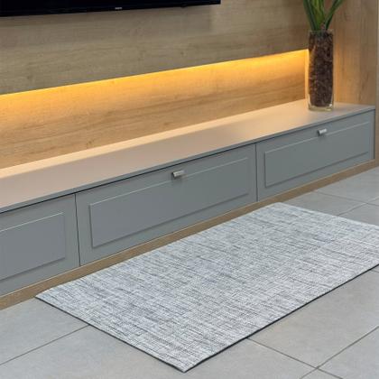 Imagem de Tapete Retangular 0,65x1,50 Linha Prime Algodão Poliéster Base Antiderrapante