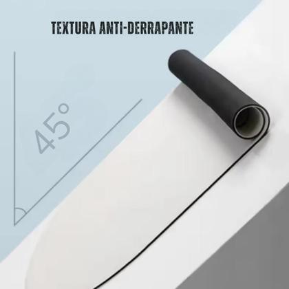 Imagem de Tapete Retangular Absorvente e Antiderrapante para Banheiro 38x58cm Tapete de Piso Macio, Lavável e Confortável para Lavabo e Área Molhada