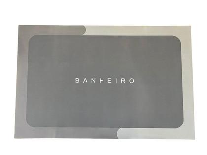 Imagem de Tapete Retangular Banheiro Antiderrapante Magico Absorvente