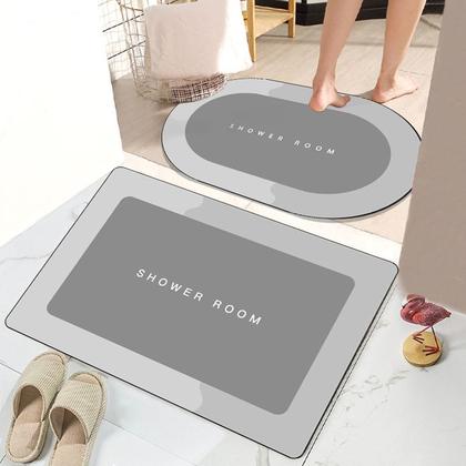 Imagem de Tapete Retangular Banheiro Antiderrapante Magico Absorvente