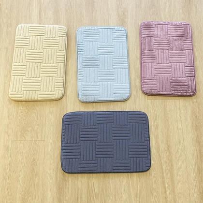 Imagem de Tapete Retangular Com Relevo Geométrico - Sortida