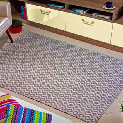 Imagem de Tapete Retangular Sala E Quarto Pratik Carisma 100x150 cm