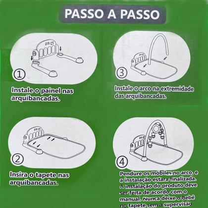 Imagem de Tapete Rosa Color Baby Educativo Feminino com Som