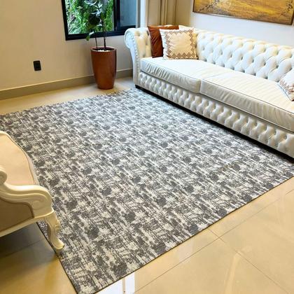 Imagem de Tapete Sala Jacquard 2,00x1,40 Lindo Moderno Com Antiderrapante