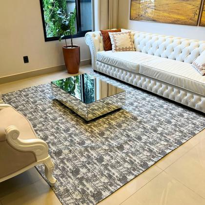 Imagem de Tapete Sala Jacquard 2,00x1,40 Lindo Moderno Com Antiderrapante