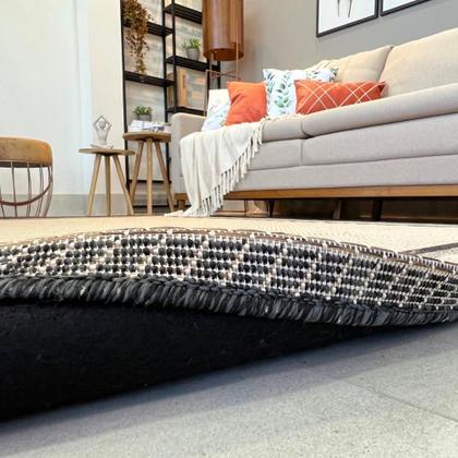 Imagem de Tapete Sala Luxo Moldura Quarto Grande 2,00x3,00 Alto Padrão