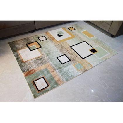 Imagem de Tapete sala quarto Rayza 300 X 200 Tipo Belga Antiderrapante Quadrados