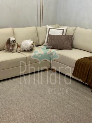 Imagem de Tapete Sala / Quarto Sisal Sintético Bege Vitale 11 - Ideal para Decoração