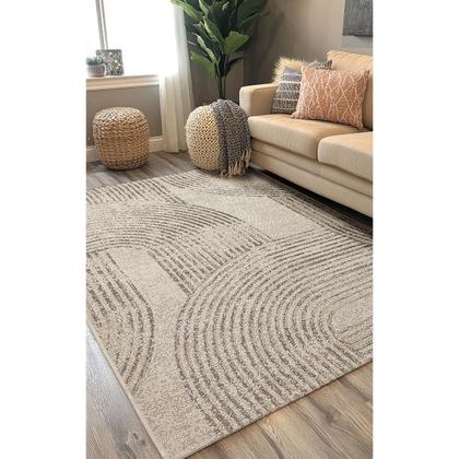 Imagem de Tapete Sala Sisal Eco-Nature Roat 77 Bege-Chumbo 2,00X2,50M