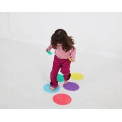 Imagem de Tapete Sensorial Estímulo E Diversão Tátil Texturas Para Autista 5pç