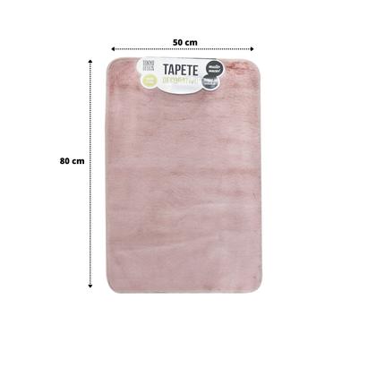 Imagem de Tapete soft antiderrapante 100% poliester 50x80cm