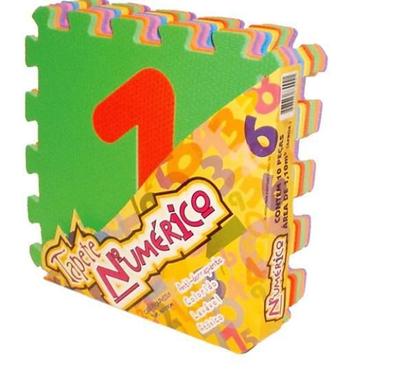 Imagem de Tapete Tatame Infantil Em Eva Numérico 10 Peças Bebê