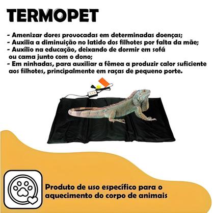 Imagem de Tapete Térmico Elétrico Pet 100x45cm Almofada Controle Temperaturas EASY- Styllus Term