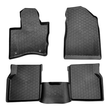 Imagem de Tapete Tipo Bandeja 4P Preto Modelo Rampage 2024 em diante c/ 5 Peças Grid - TB03001