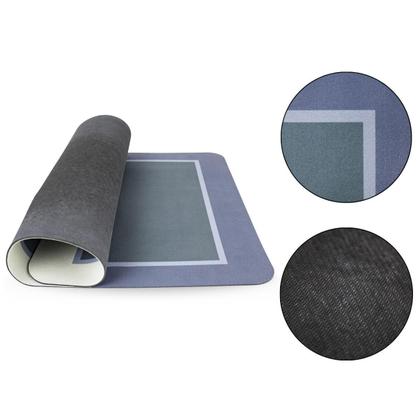 Imagem de Tapete ul Escuro Home Casa Apto Antiderrapante Seca Fácil