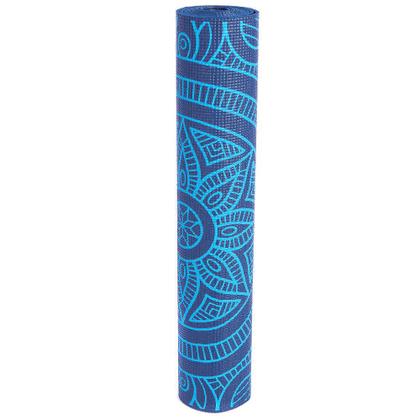 Imagem de Tapete Yoga Mat Pilates PVC Com Estampa e Bolsa Yangfit