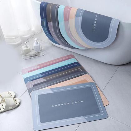 Imagem de Tapetes Mágicos Para Banheiro Quadrados Antiaderentes