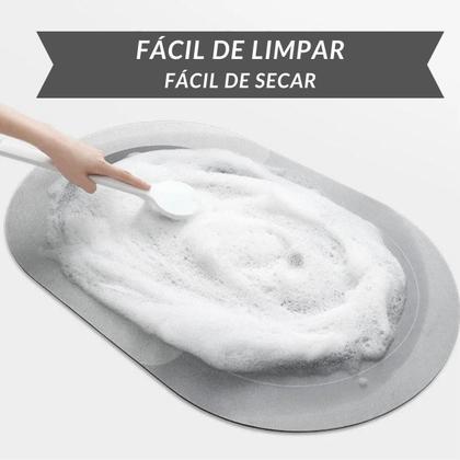 Imagem de Tapetes Mágicos Quadrados Para Banho Antiaderentes