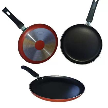 Imagem de Tapioqueira, Crepeira e Frigideira Tamanho 22cm Antiaderente Com 5 Camadas De Teflon - Marcolar