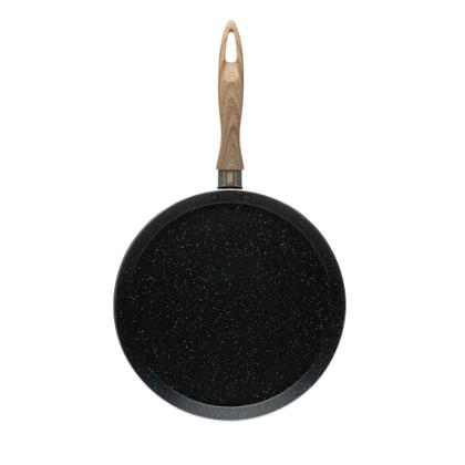 Imagem de Tapioqueira de inducao com revestimento ceramico granilite preta 22cm