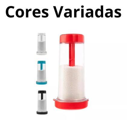 Imagem de Tapioqueira Polvilhador Peneira Manual de Beiju Goma Tapioca Multiuso Serve e Armazena