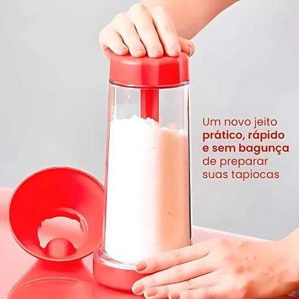 Imagem de Tapioqueira Portátil com Peneira e Polvilhador para Tapioca e Beiju Com NF