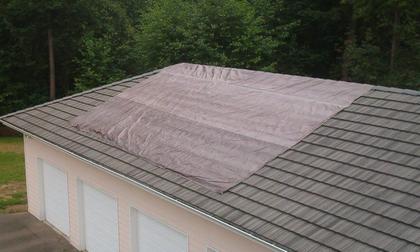 Imagem de Tarp Dry Top 12020 Medium Duty 6x6m 3,0 onças/pés quadrados marrom/verde