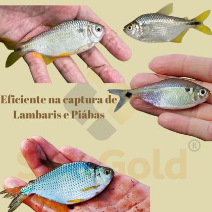 Imagem de Tarrafa C/ Corrente Pesca Malha 1.5cm (15mm) Fio 0.30 20MT